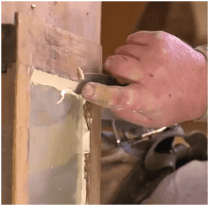 repairing a shed or greenhouse window 8