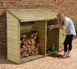 Forest Large Log Store Tool Shed