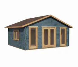 Painted Log Cabin CAD